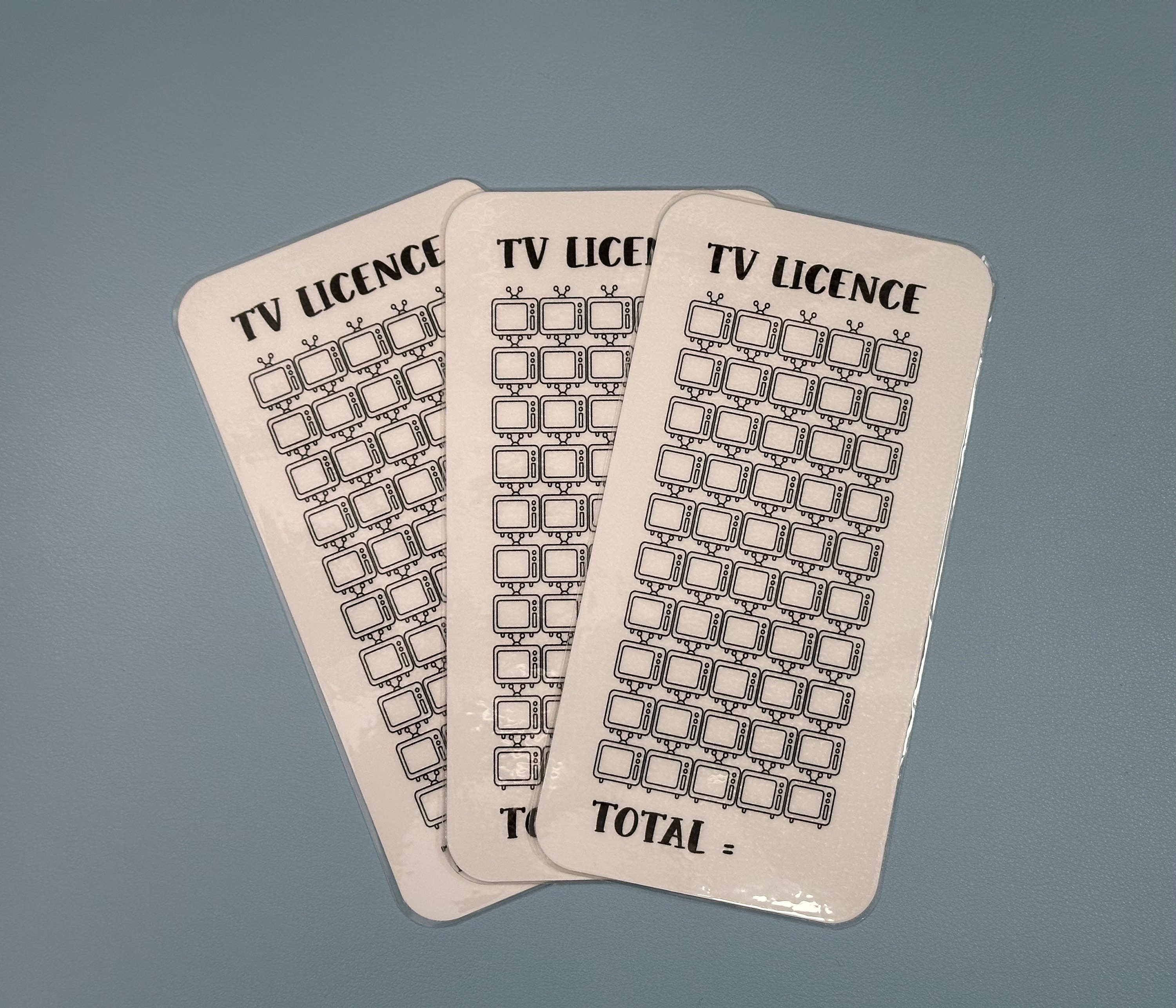 Budget TV Licence Fund Saving Tracker | Cash Stuffing | Budgeting | Budget Binder | A6 | A6 Wallet | Savings | Sinking Funds | Cash Envelope