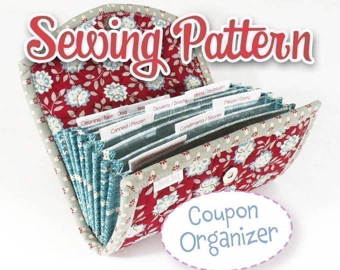 PDF SEWING PATTERN Coupon / Expense Organizer Etsy