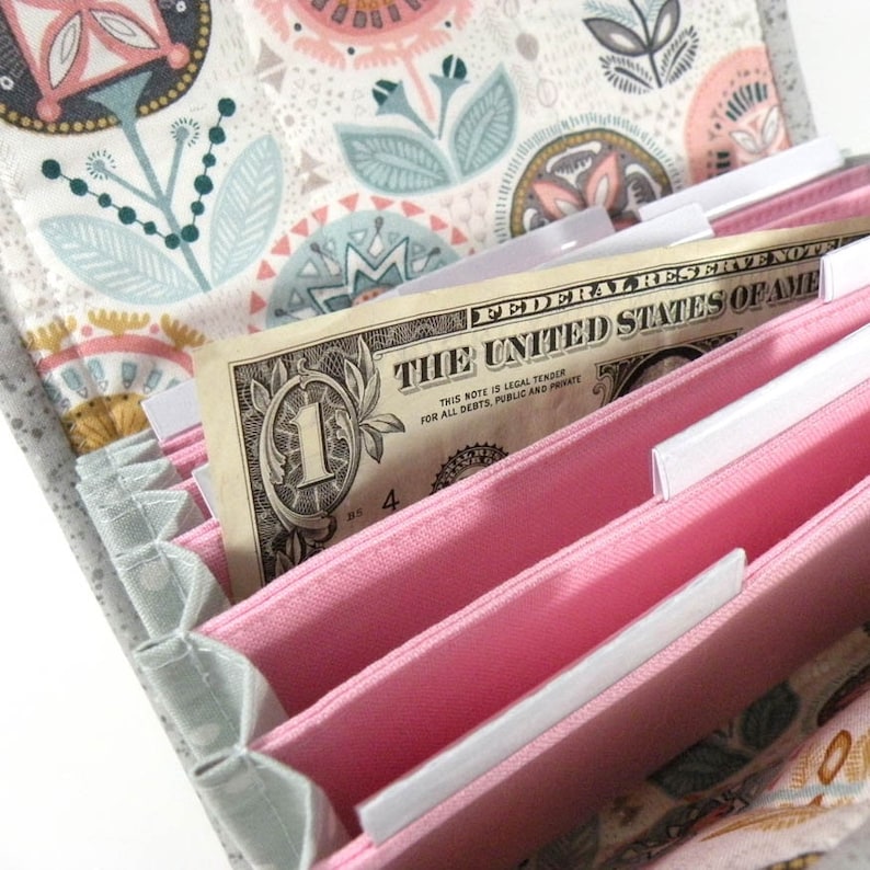 SEWING PATTERN Accordion Style Organizer for Coupons Receipts Cash image 5