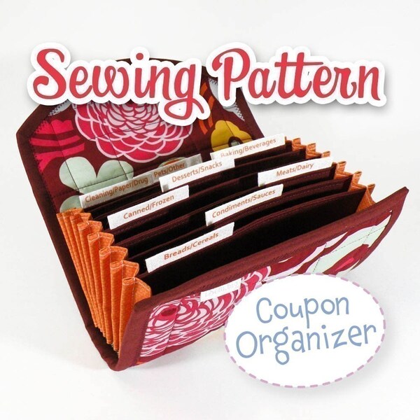 PDF SEWING PATTERN - Coupon \/ Expense Organizer