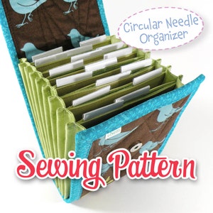 SEWING PATTERN Circular Needle Case Digital Download image 1