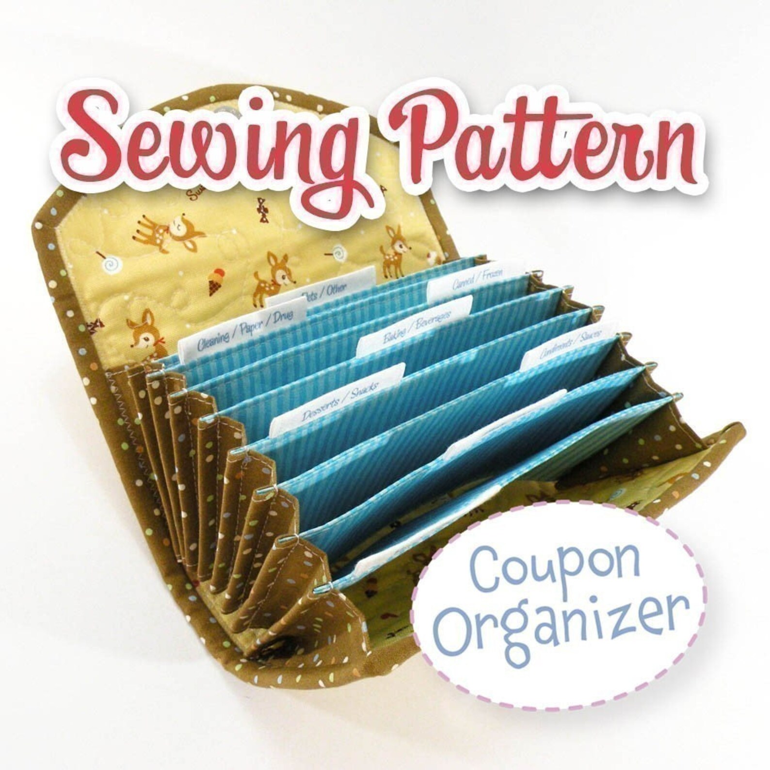 PDF SEWING PATTERN Coupon / Expense Organizer Etsy