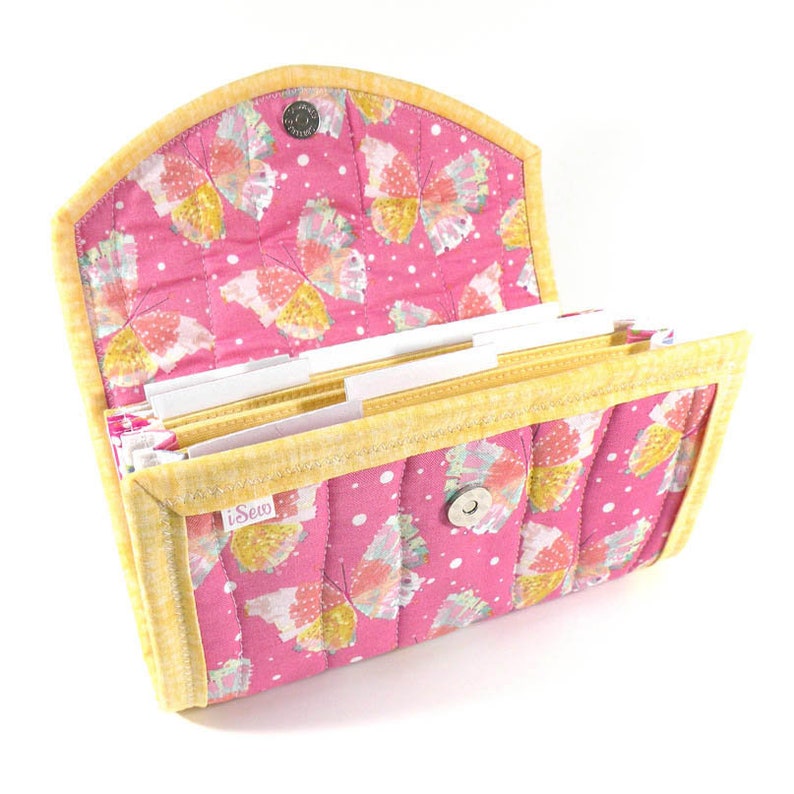 SEWING PATTERN Accordion Style Organizer for Coupons Receipts Cash image 4