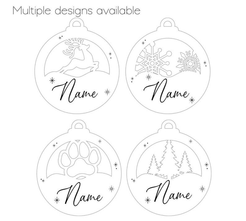 Stocking Name Tags Names for Stocking Acrylic Names Personalized