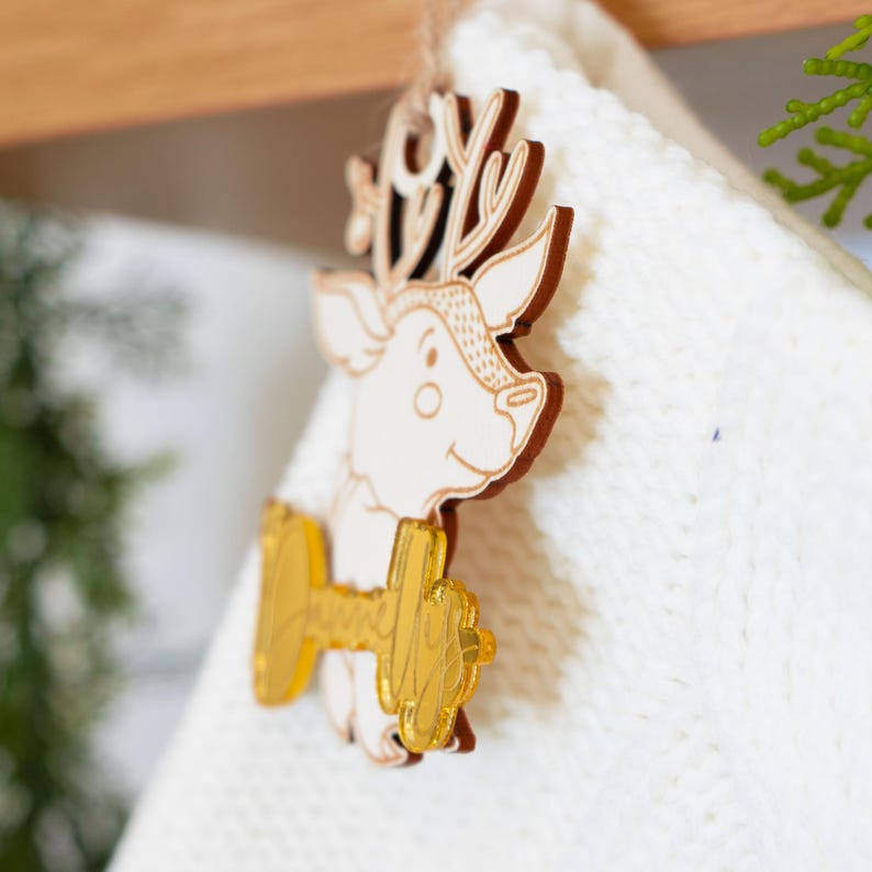 Stocking Name Tags Names for Stocking Acrylic Names Personalized