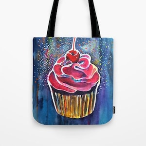 Kuchen Tasche Sommer Strand Tasche Kuchen tote Mutter Geschenk Mama Kuchen Tasche Buch Tasche Baumwolle Tasche zwischen Geschenk Cupcakes Mädchen Tasche Strand Tasche Wohnheim