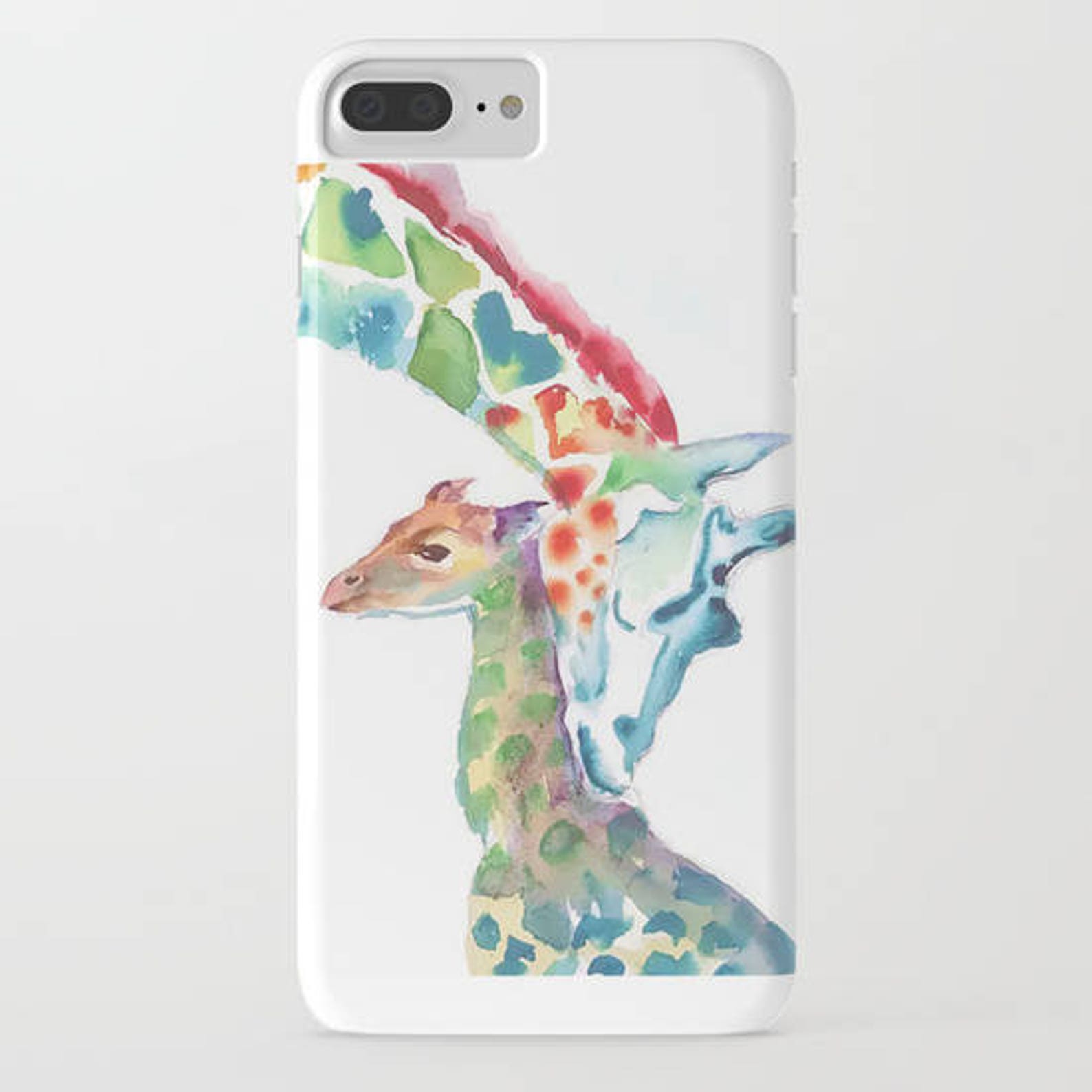 Giraffes iPhone 7 Case Giraffe Print iPhone 6 Giraffes Phone Etsy