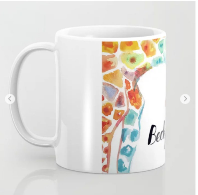 Giraffe Gift for Women Giraffe Mug for Friend Personalized mug | Etsy