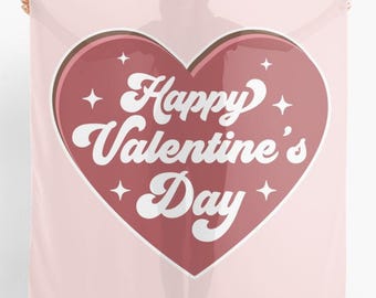 Retro Happy Valentine's Day PNG, Valentine's Day EPS, Retro Heart svg, Red Heart digital download, Vintage Valentine dxf, love decor png