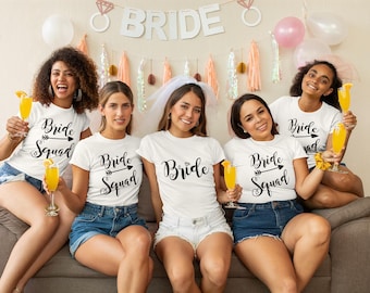 Bride Bridesmaid Shirt, Matching Bridesmaid Shirt png, Bridal Party Shirt png, Retro Bride Shirt, Bridesmaid Gift, Bride Tee PNG