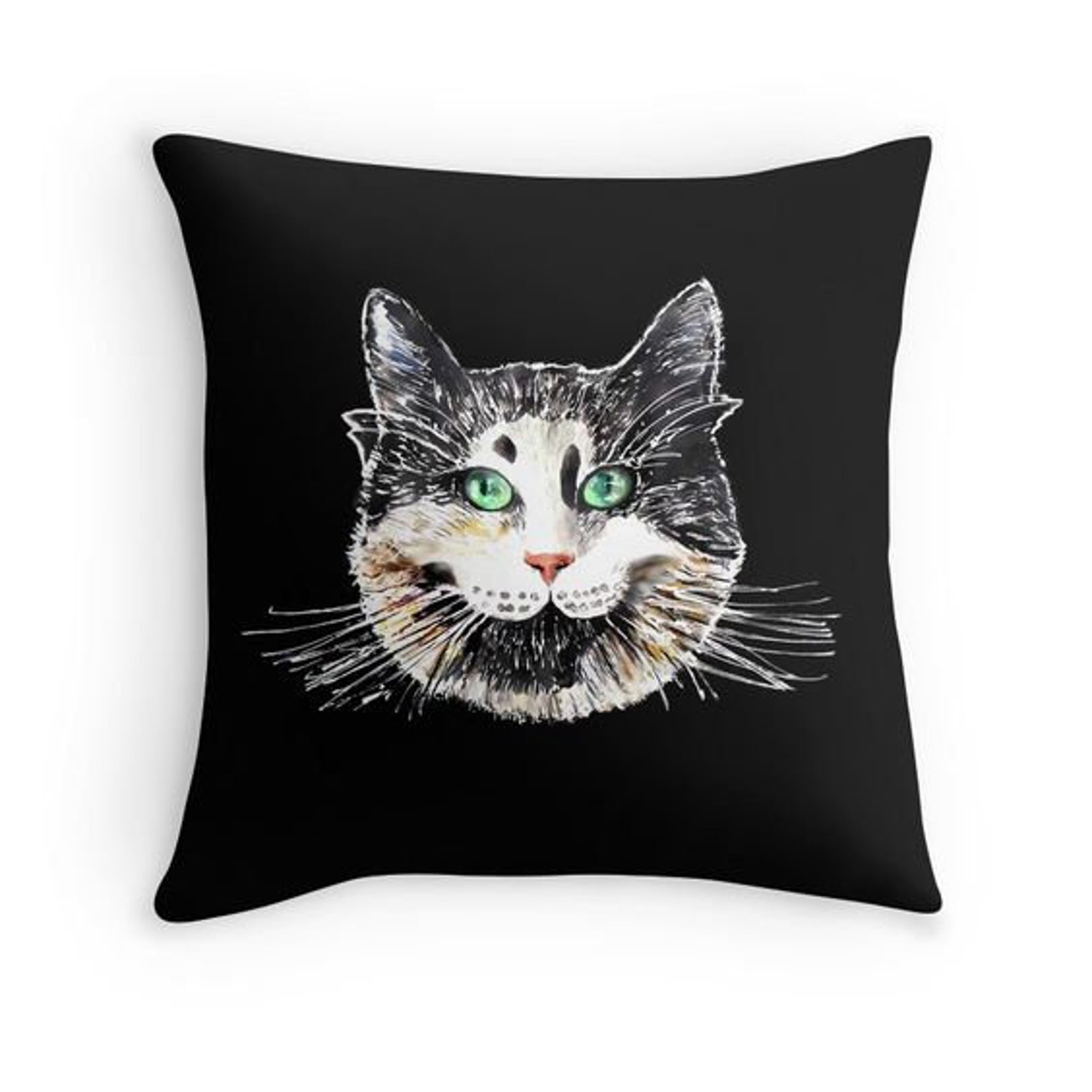 Pet Portrait Pillow Dog Pillow Personalized Pillow Custom Pet Etsy