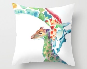 Giraffenkissen Giraffe Geschenk Kinderzimmer Kissen Schlafsaal Kissen Wohnkultur Giraffe Geschenk Giraffe Baby Art Giraffe Baby Geschenk Kissen