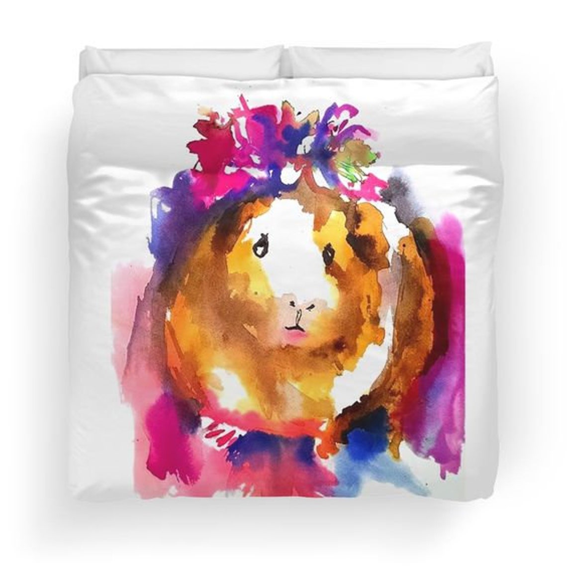 Guinea Pig Duvet Cover Comforter Cool Girls Bedding Pink Duvet Cover