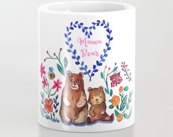 Mama Bear Mug / Mama Bear Cup / Mama Bear / Mama Mug / Gift for Mom / Mom Mug / Mom Cup / Gift for Mother / New Mother Gift / Mug for Mom
