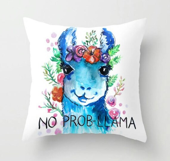 llama pillow