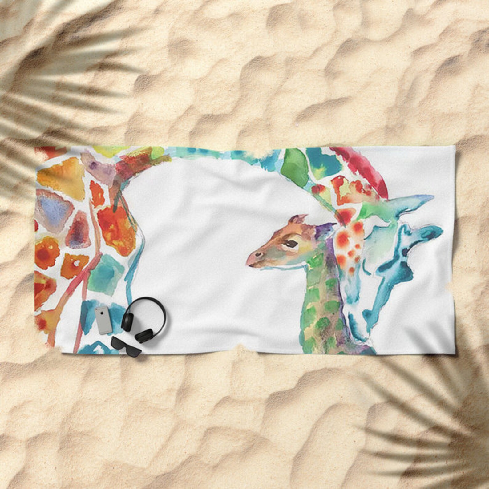 Giraffe Beach Towel Towels for Pool Towels for the Beach Home Etsy