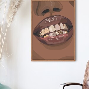 Black Woman Art, African American Wall Art, Black Art Print, Digital Art, INSTANT DOWNLOAD, Printable Wall Art, Black Wall Art, Wall Decor