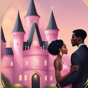 May include: A couple stands in front of a pink castle with a golden archway. The woman is wearing a pink dress and the man is wearing a black suit. The text "The Way To Wait" is at the top of the image, and the text "Preparing for Your Godly Marriage" is below it. The text "EBOOK WRITTEN BY COACH SHEILA CURTIS" is at the bottom of the image.