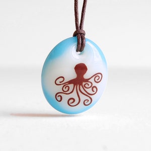 Octopus Necklace / Ocean Lover / Sea Animal Jewelry / Octopus Jewelry, nautical image 2