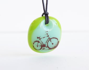 Bicycle Necklace, mountain bike pendant, bicycle gifts, cycling necklace, bike lover gift, sport necklace, cyclist gift, bicycle jewelry