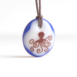 Octopus Necklace / Ocean Lover / Sea Animal Jewelry / Octopus Jewelry, nautical image 5