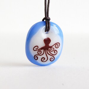 Octopus Necklace / Ocean Lover / Sea Animal Jewelry / Octopus Jewelry, nautical image 3