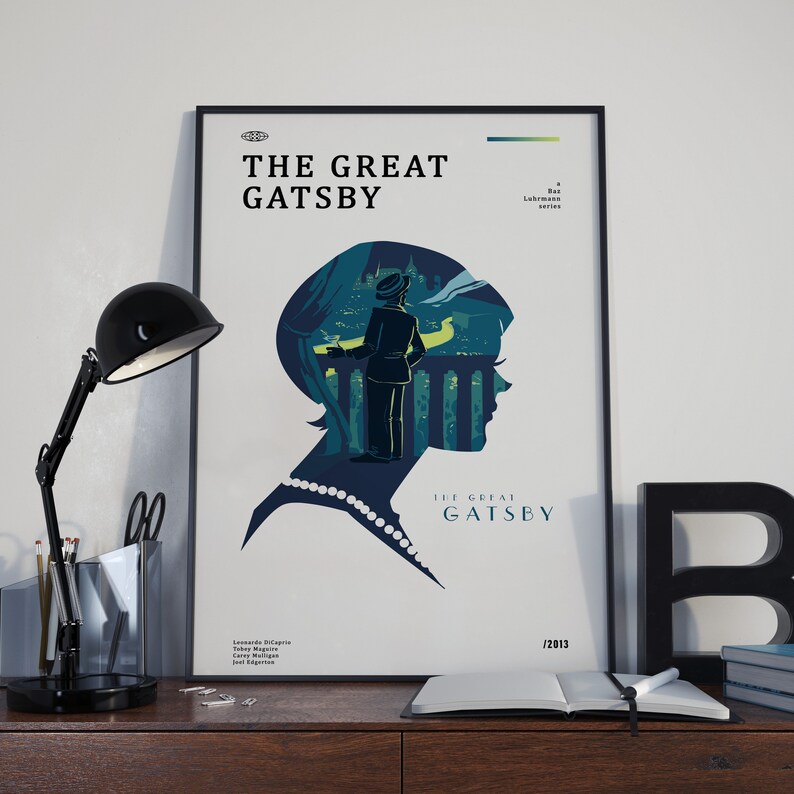 The Great Gatsby Poster, the Great Gatsby Wall Decor, the Great Gatsby ...