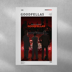 Goodfellas Movie Poster, Goodfellas Wall Decor, Goodfellas Poster Print, Vintage Retro Art Print