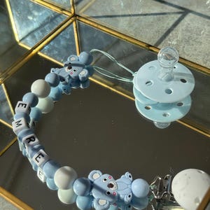 Personalized pacifier chain