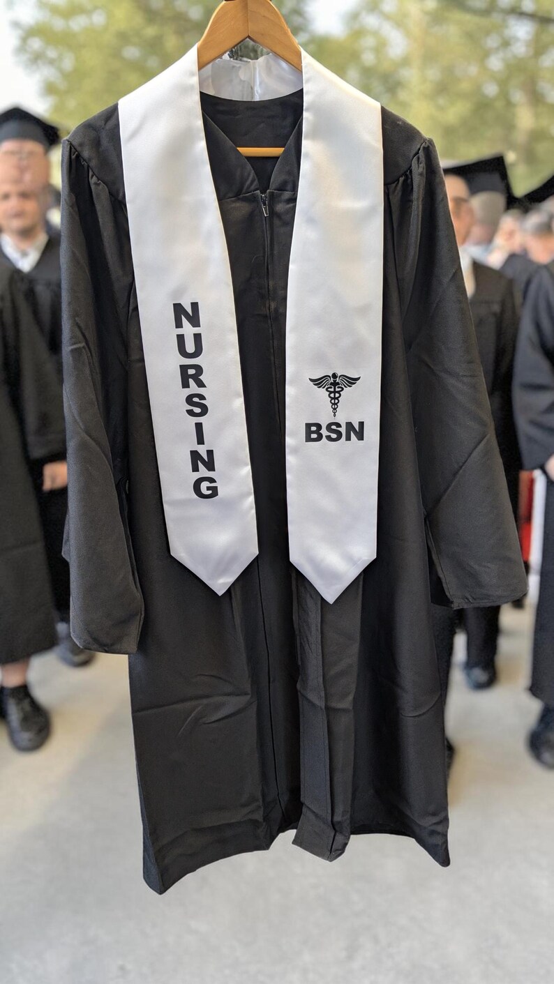 BSN NURSING Graduation Stole - Etsy