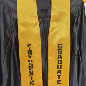 Graduierten-Stola der ersten Generation (GOLD / SCHWARZ)