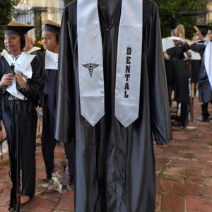 Estola de formatura de higienista dental