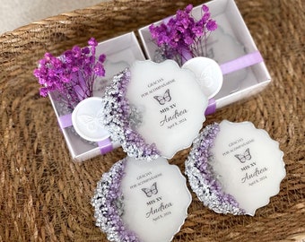 Custom Quinceañera Butterfly Favors, Sweet 16 Favors, Butterfly Birthday Favors, Mis Quince Anos, Quinceañera Recuerdos, Quince Party Favors