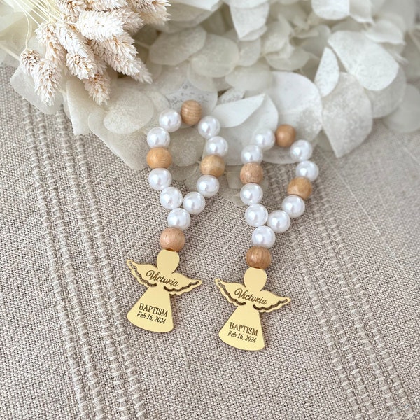 Custom Baptism Rosary, Baptism Favors, Baptism Gift, First Communion Favors, Christening Rosary Gift, Christening Favors, Cross Rosary Favor