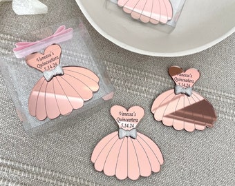 Custom Sweet 16 Favors for Guests, Quinceañera Favors, Mis Quince Favors, Sweet 16 Magnet, Sweet 16 Gifts, Prom Dress, Quinceañera Dress