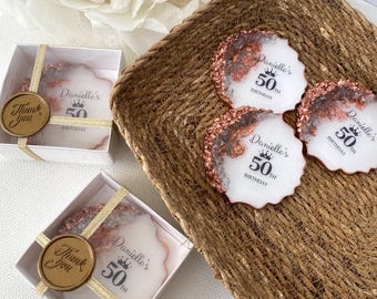 Personalized Milestone Birthday Magnet Favor, Adult Party Keepsake