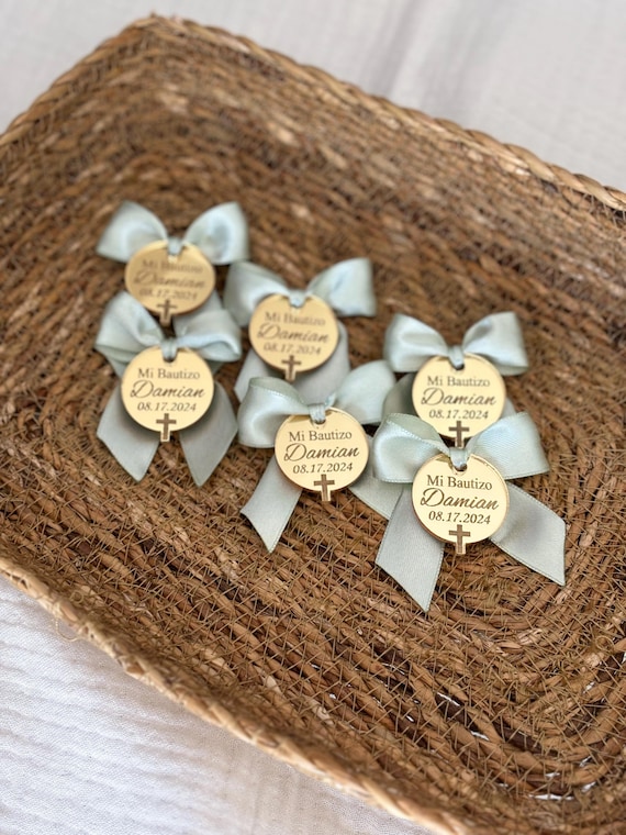 Personalized Baptism Favor Tag, Cross Baptism Name Tag, Lettering Name Logo, Christening Favors Tag, Thank You Tag, Acrylic Mirror Favor Tag