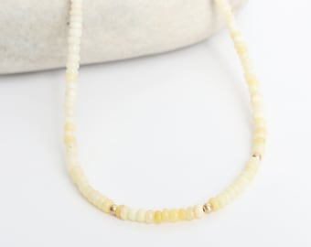 Sunshowers Opal Bead Necklace