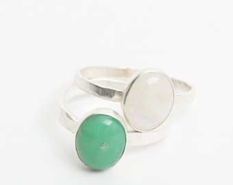 Ascendant Gemstone Stacking Ring