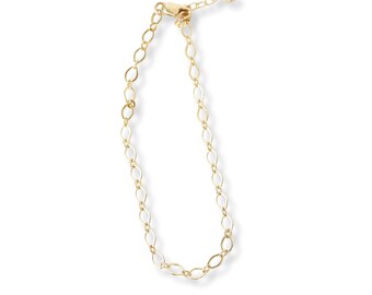 Delicate Oval Chain Bracelet