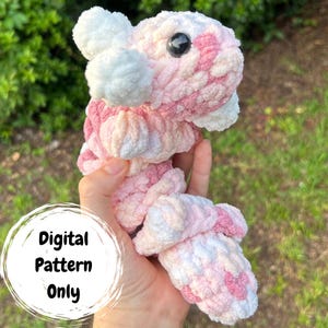 Fluffy Axolotl Fidget Crochet Pattern