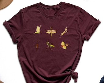 Praying Mantis Shirt, Nature Lover Shirt, Bug Enthusiast Shirt, Gift For Praying Mantis, Funny Entomologist Shirt, Insect Addict Shirt, Girl