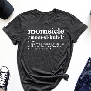 Momsicle Definition Shirt, Hockey Mom Shirt, Ice Hockey Player Mom Shirt, Mothers Day Shirt, Sports Shirt, Hockey Lover Gift, Game Day Shirt