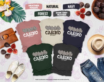 Casino Crew Shirt, Casino Dealer Shirt, Vegas Squad Tee, Gambling Shirts, Casino Squad Gift, Casino Trip Shirt, Matching Casino Group Tshirt
