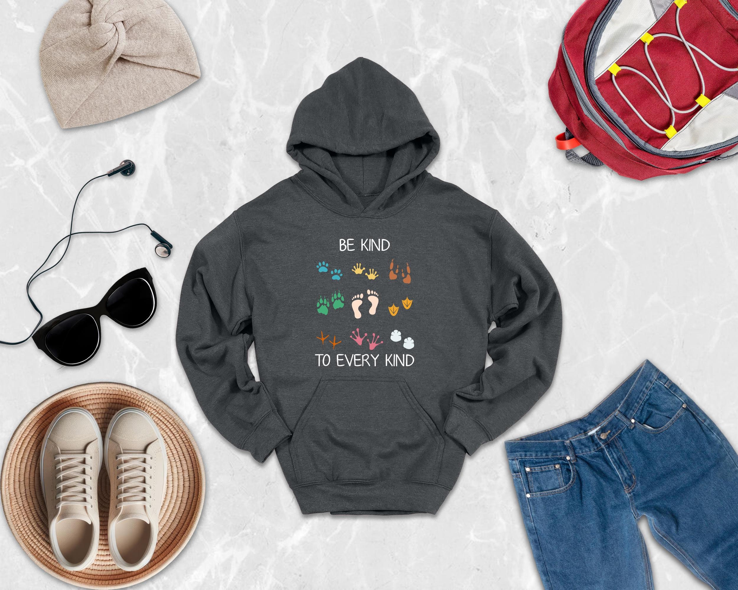 Be Kind To Every Kind Hoodie, Animal Lover, Nature Life Hoodie, Farmer Mom Gift Hoodie, Mothers Day Hoodie, Vegan Hoodie, Environmentalist