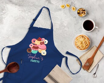 Personalized sweet baker apron, bakery apron, baker apron, funny apron, gift for mom, Mothers Day Baking Gift, baking apron,  bakers apron