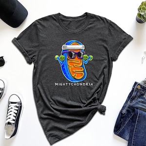 a t - shirt with a picture of a hot dog wearing sunglasses