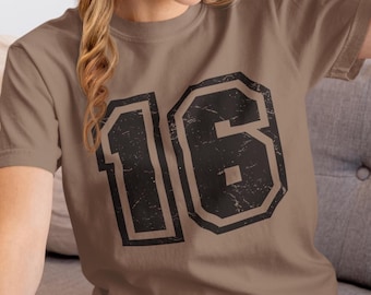 Camiseta de fútbol personalizada con número, camiseta estilo jersey de equipo, regalo con nombre de jugador, atuendo para aficionados al deporte, colores cómodos