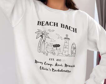 Custom Beach Bachelorette Shirt | Personalized Hawaii Wedding Tee