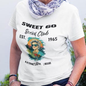 60th Birthday Party Shirt/Sweatshit/Hoodie | Personalized Dirty 60 Tee | Social Club Cocktail Design